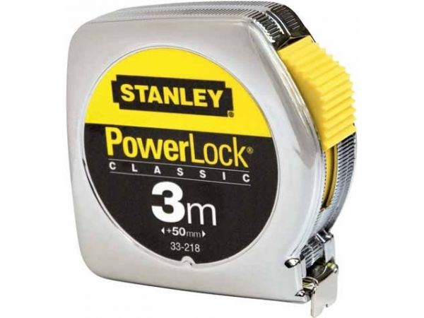 Svinovací metr Powerlock® - 3 m kovové pouzdro STANLEY 0-33-218