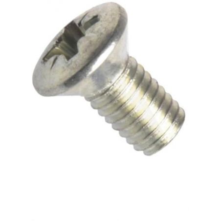 Din 966a-h, šroub s čočkovou hlavou, křížová drážka phillips, ocel 4.8, zinek bílý, m6x35 mm