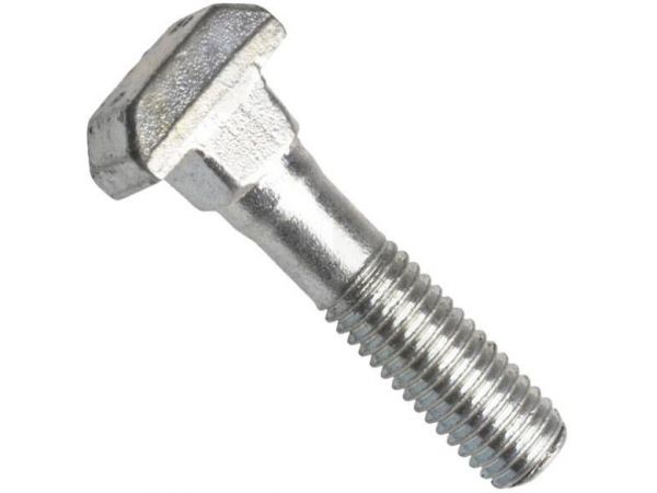 Din 186b, šroub s t-hlavou a čtyřhranem, ocel 4.6, bez povrchové úpravy, m12x120 mm