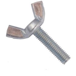 Din 316, šroub křídlatý, americký typ af, ocel 4.6, zinek bílý, m8x35 mm