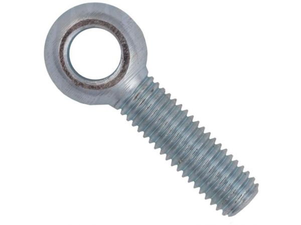 Din 444, šroub otočný s okem a závitem k hlavě, typ lb, ocel 4.6, zinek bílý, m12x120 mm