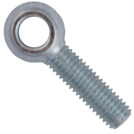 Din 444, šroub otočný s okem a závitem k hlavě, typ lb, ocel 4.6, zinek bílý, m12x120 mm