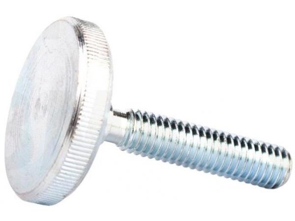 Din 653, šroub s nízkou rýhovanou hlavou, ocel 4.6, zinek bílý, m3x20 mm