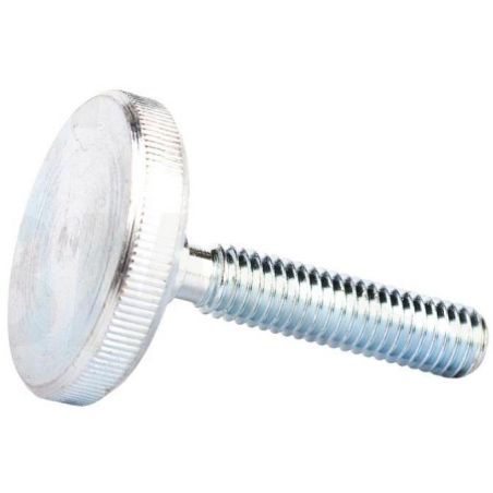 Din 653, šroub s nízkou rýhovanou hlavou, ocel 4.6, zinek bílý, m3x20 mm