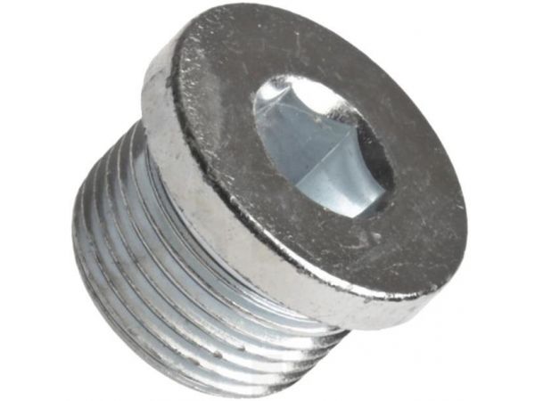 Din 908, šroub (zátka) vypouštěcí s vnitřním šestihranem, trubkový válcový závit, ocel 5.8, bez povrchové úpravy, g 1/4 (13)