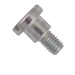 Din 923, šroub s plochou hlavou a rovnou drážkou, s osazením, ocel 5.8, bez povrchové úpravy, m8x20 mm