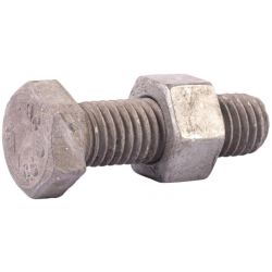 En 15048, sestava pro ocelové konstrukce (šroub iso 4017 + matice iso 4032) pro nepředpjaté šroubové spoje sb 8.8/8, zinek žárov