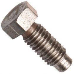 Din 561b, stavěcí šroub (odtlačovací) s malou šestihranou hlavou a čípkem, ocel 22h (8.8), bez povrchové úpravy, m10x50