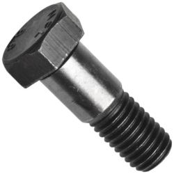 Din 609, lícovaný šroub se šestihrannou hlavou a dlouhým závitem, ocel třídy 8.8, bez povrchové úpravy, m8x25