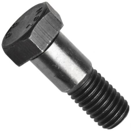 Din 610, lícovaný šroub se šestihrannou hlavou a krátkým závitem, ocel třídy 8.8, bez povrchové úpravy, m8x25