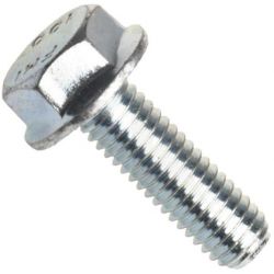 Din 6921, šroub se šestihrannou hlavou s hladkým límcem, ocel třídy 8.8, zinek bílý, m12x40