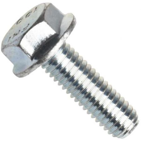 Din 6921, šroub se šestihrannou hlavou s hladkým límcem, ocel třídy 8.8, zinek bílý, m12x40