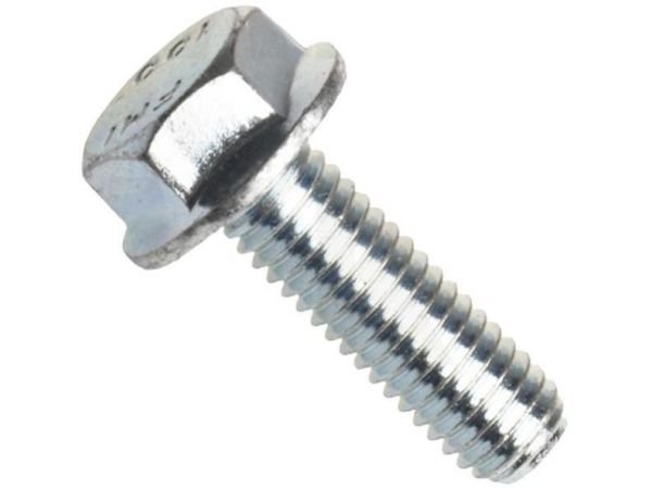 Din 6921, šroub se šestihrannou hlavou s hladkým límcem, ocel třídy 10.9, zinek bílý, m16x35