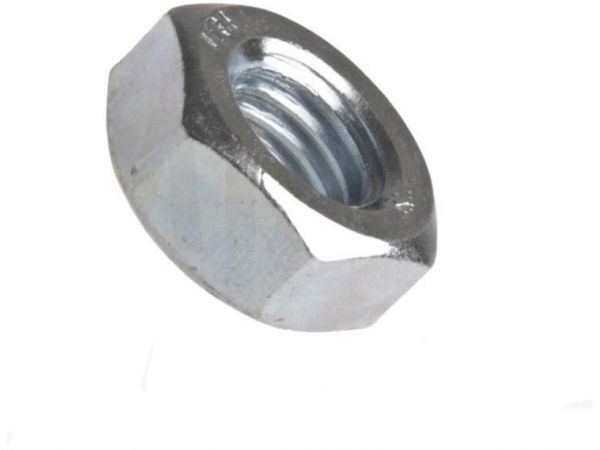 Din 934, matice šestihranná přesná, jemný metrický závit, ocel /10/, zinek bílý, m22x1.5