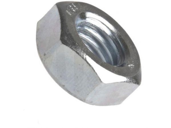 Din 934, matice šestihranná přesná, levý metrický závit, ocel /8/, zinek bílý, m16