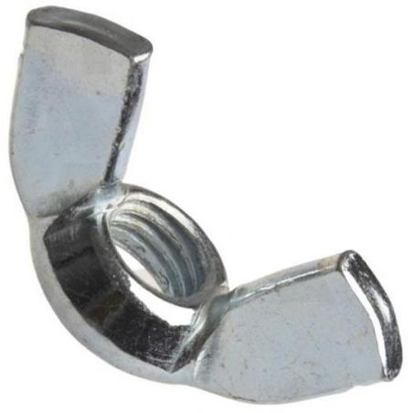 Din 315, matice křídlová, af (americká forma), ocel 04, zinek bílý, m16