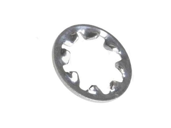 Din 6797-i ozubená podložka s vnitřním ozubením, ocel, bez úpravy, m5 (5.3x10x0.6 mm)