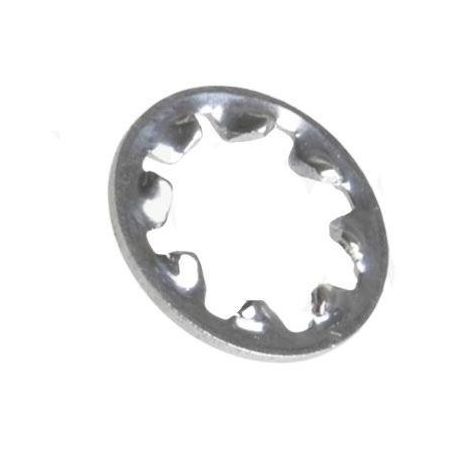 Din 6797-i ozubená podložka s vnitřním ozubením, ocel, bez úpravy, m6 (6.4x11x0.7 mm)