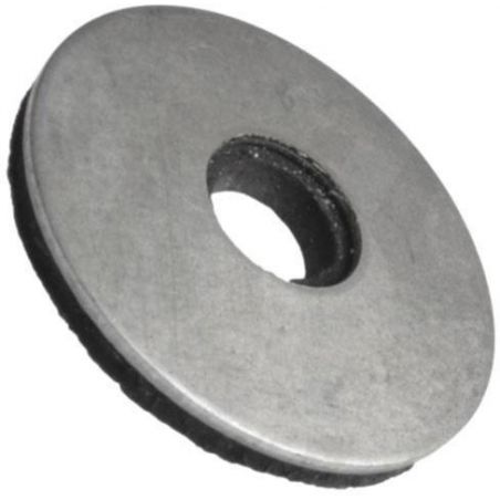 Podložka s těsnící šedou epdm gumou profi, ocel, zinek bílý, 5x16 mm