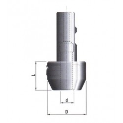 Redukční pouzdro pro upínání fréz s válcovou stopkou s ploškou 247205.5