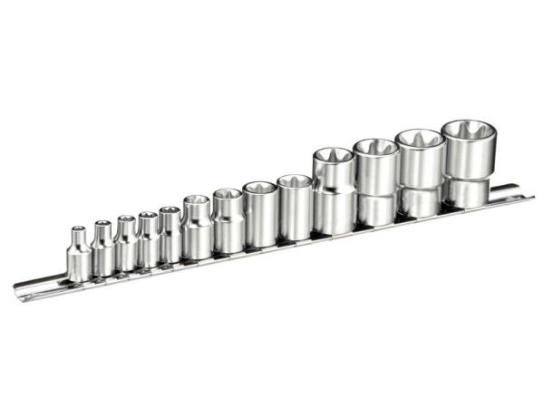 1/4"-3/8'' Sada hlavic TORX nástrčných, 13dílná TONA EXPERT E034801
