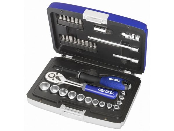 1/4" Sada nástrčnýhc hlavic, 34-dílná TONA EXPERT E194672T