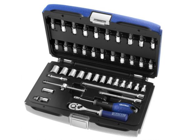 1/4" Sada nástrčných hlavic, 42dílná TONA EXPERT E030702