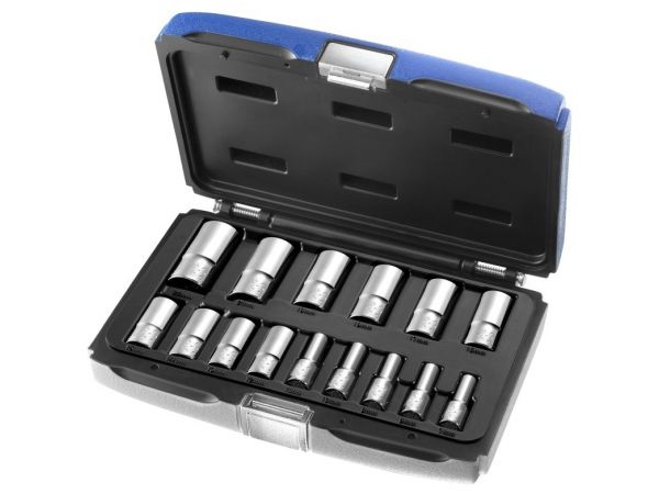3/8" Sada prodloužených hlavic, 15dílná TONA EXPERT E031804
