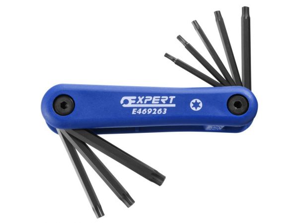Nožová sada zástrčných TORX klíčů, 8dílná TONA EXPERT E469263