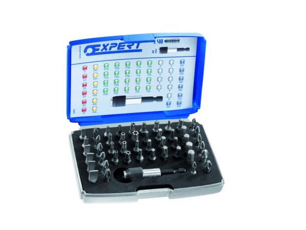 Sada bitů s adaptérem 1/4", 49-dílná TONA EXPERT E131701T