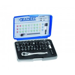 Sada bitů s miniráčnou 1/4", 32-dílná TONA EXPERT E131702T