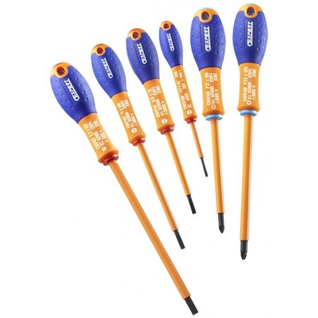 Sada izolovaných šroubováků - plochý /Pz, 6dílná TONA EXPERT E160911