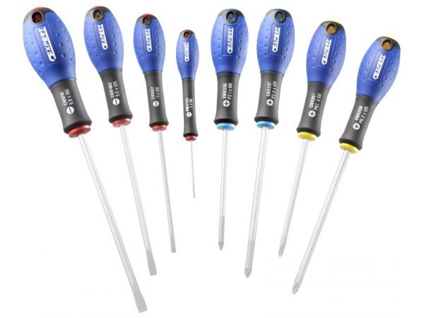 Sada šroubováků plochý/Ph/Pz, 8dílná TONA EXPERT E160907