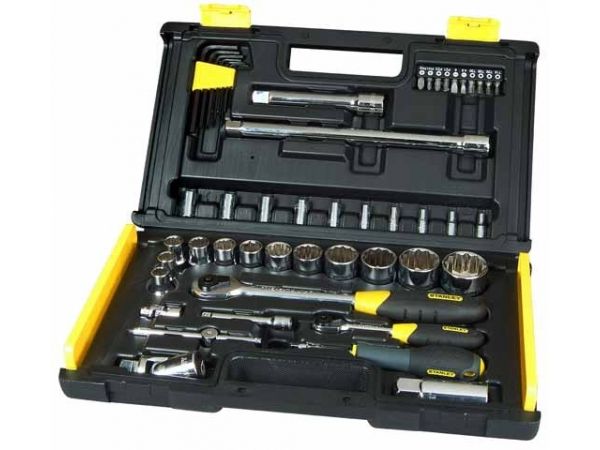 Sada hlavic s ráčnou MicroTough™ 1/4 a 1/2" STANLEY