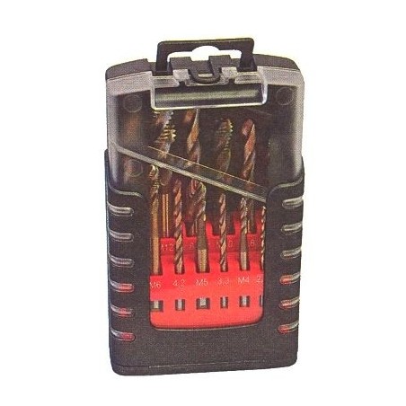 Souprava strojních závitníků broušených + vrtáky 238925