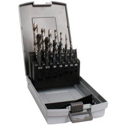 Souprava strojních závitníků a vrtáků v kazetě 238925
