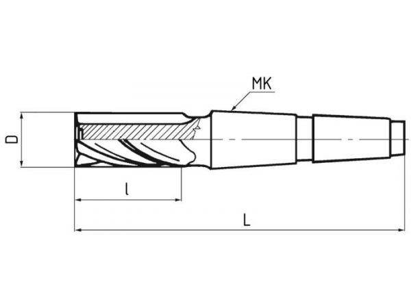 Fréza válcová, čelní, krátká F410245