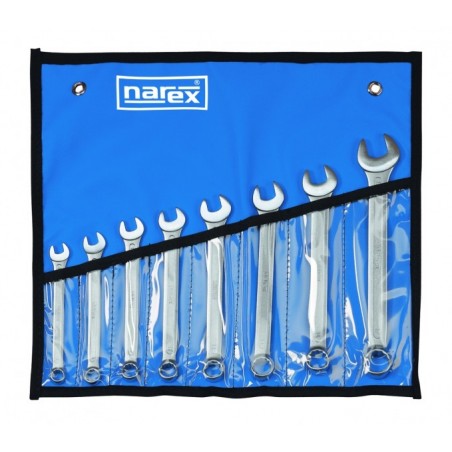 Sada očkoplochých klíčů ve vinylovém pouzdře DIN 3113 - NAREX 230406.608-3113 8-dílná /8-17/