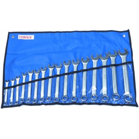 Sada očkoplochých klíčů ve vinylovém pouzdře DIN 3113 - NAREX 230406.616-3113 16-dílná /8-24/