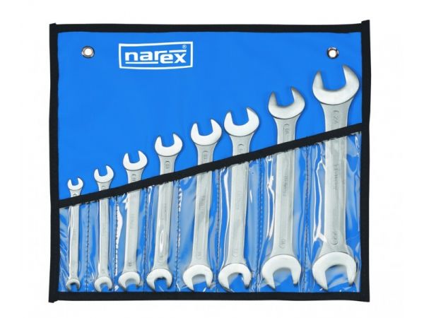 Sada oboustranných klíčů ve vinylovém pouzdře DIN 3110 - NAREX 230600.608 8-dílná /6-24/