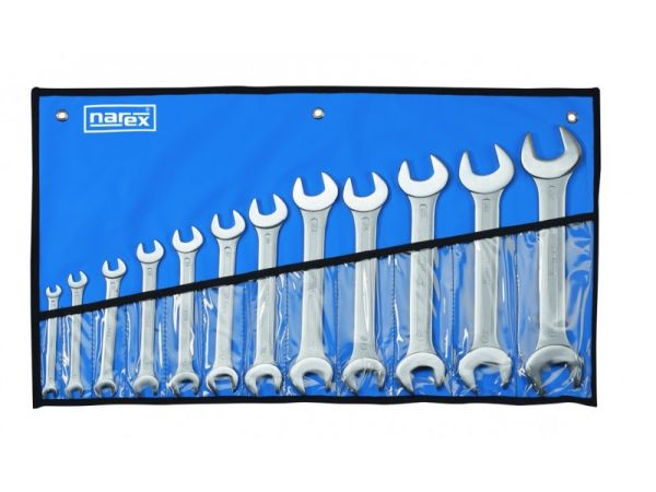 Sada oboustranných klíčů ve vinylovém pouzdře DIN 3110 - NAREX 230600.612 12-dílná /6-32/