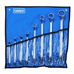 Sada očkových klíčů vyhnutých 75° ve vinylovém pouzdře DIN 838 - NAREX 230838.608 8-dílná /6-30/