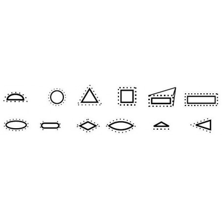 Pilník jehlový, sada 12-dílná PILNIK