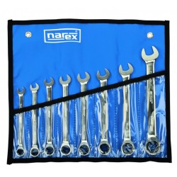 Sada očkoplochých ráčnových klíčů DIN 3113 230406R.608-3113 NAREX