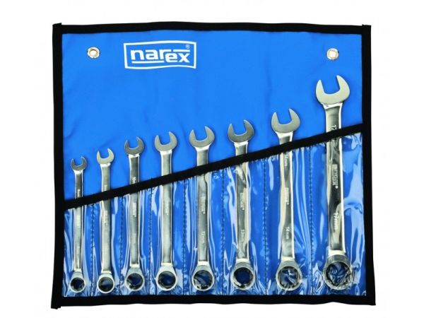 Sada očkoplochých ráčnových klíčů DIN 3113 230406R.608-3113 NAREX