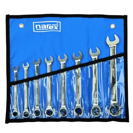 Sada očkoplochých ráčnových klíčů DIN 3113 230406R.608-3113 NAREX