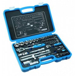 Sada hlavic a ovladačů1/4"+1/2" NAREX-SADA 60-dílná, 1/4"+1/2"