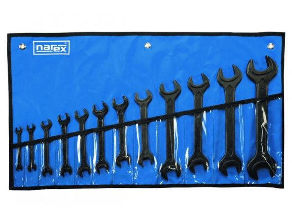 Sada oboustr.klíčů ve vinyl.pouzdře DIN 895 - NAREX 230895.512-NAREX 12-dílná /6-32/