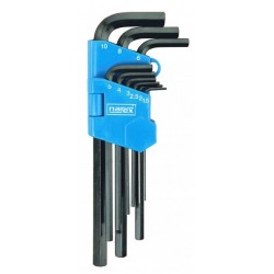 Sada zástrčných klíčů šestihranných prodloužených, 9dílná 230710P.109-NAREX SADA