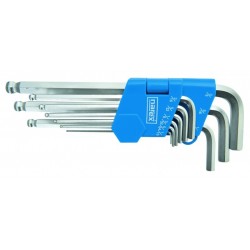 Sada zástrč.klíčů šestihr. palcových s kul. 9dílná 230712K.609-NAREX SADA (1/16-3/8)